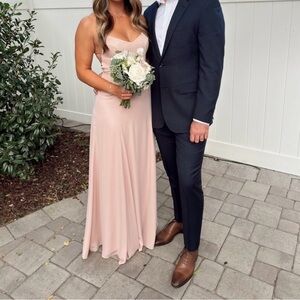 Show Me Your MuMu Blush Pink Maxi Dress